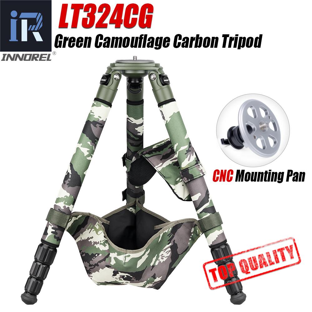 Heavy Equipment Video - INNOREL LT324CG Camouflage Koolstofvezel Statief Professionele