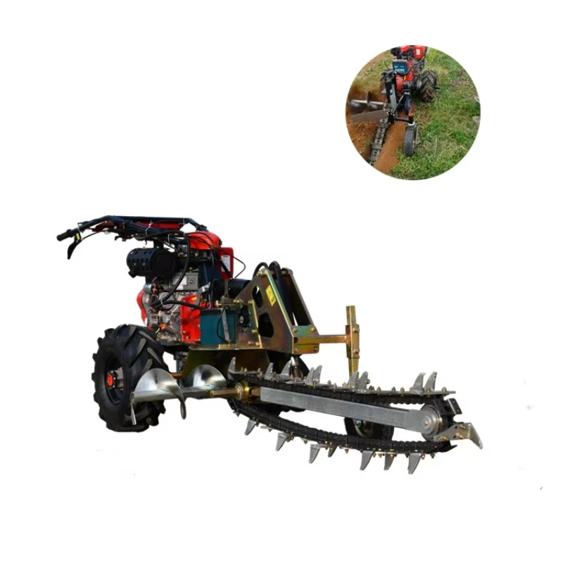Trencher Machine Small - Diverse soorten kettinggraafmachines, 15PK kleine graafmachine,