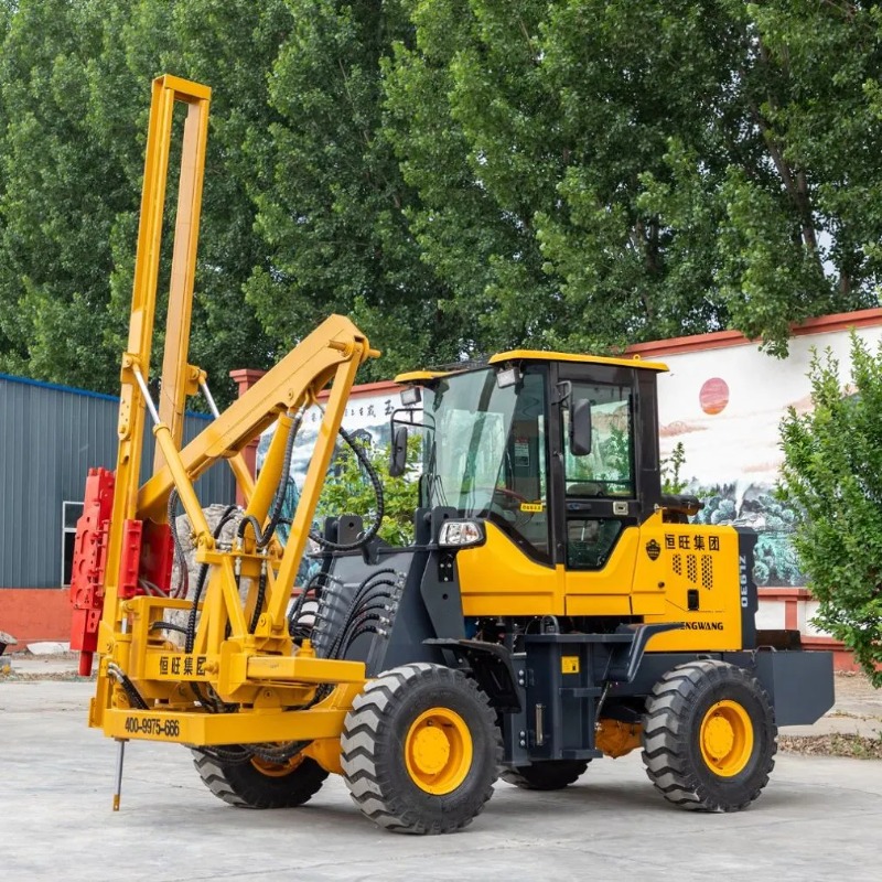 Heavy Equipment Construction - Zware hydraulische schroefpaalram voor de bouw