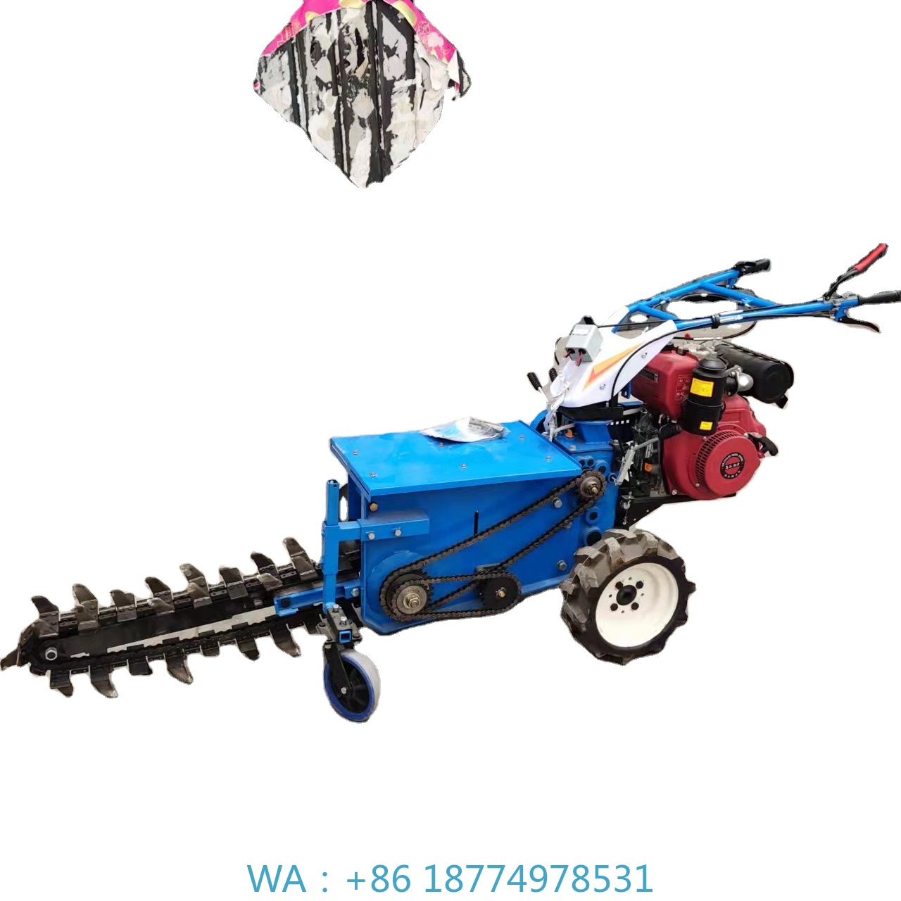Trencher Machine Small - Voor Kabel Ditching Thuisgebruik Agrarische ServicemateriaalPfsn