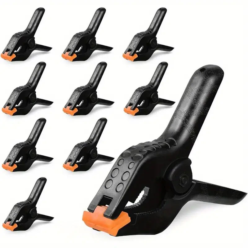 Heavy Equipment Video - 10-pack PVC-veerklemmen, zware gripclips voor houtbewerking,