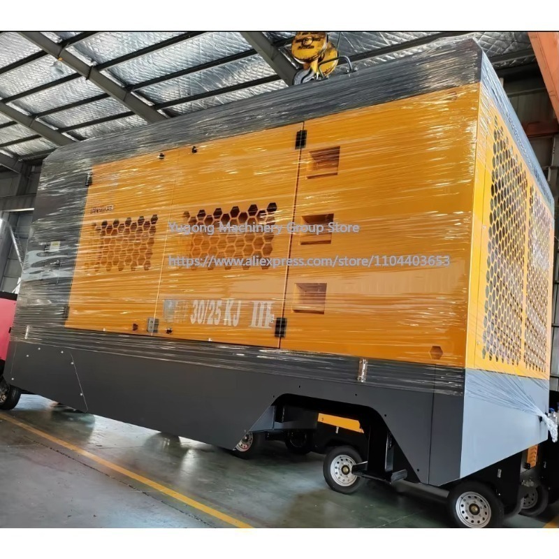 Heavy Equipment Mining - 31m³/min 25Bar Rotatieschroefluchtcompressor, zwaar materieel voor