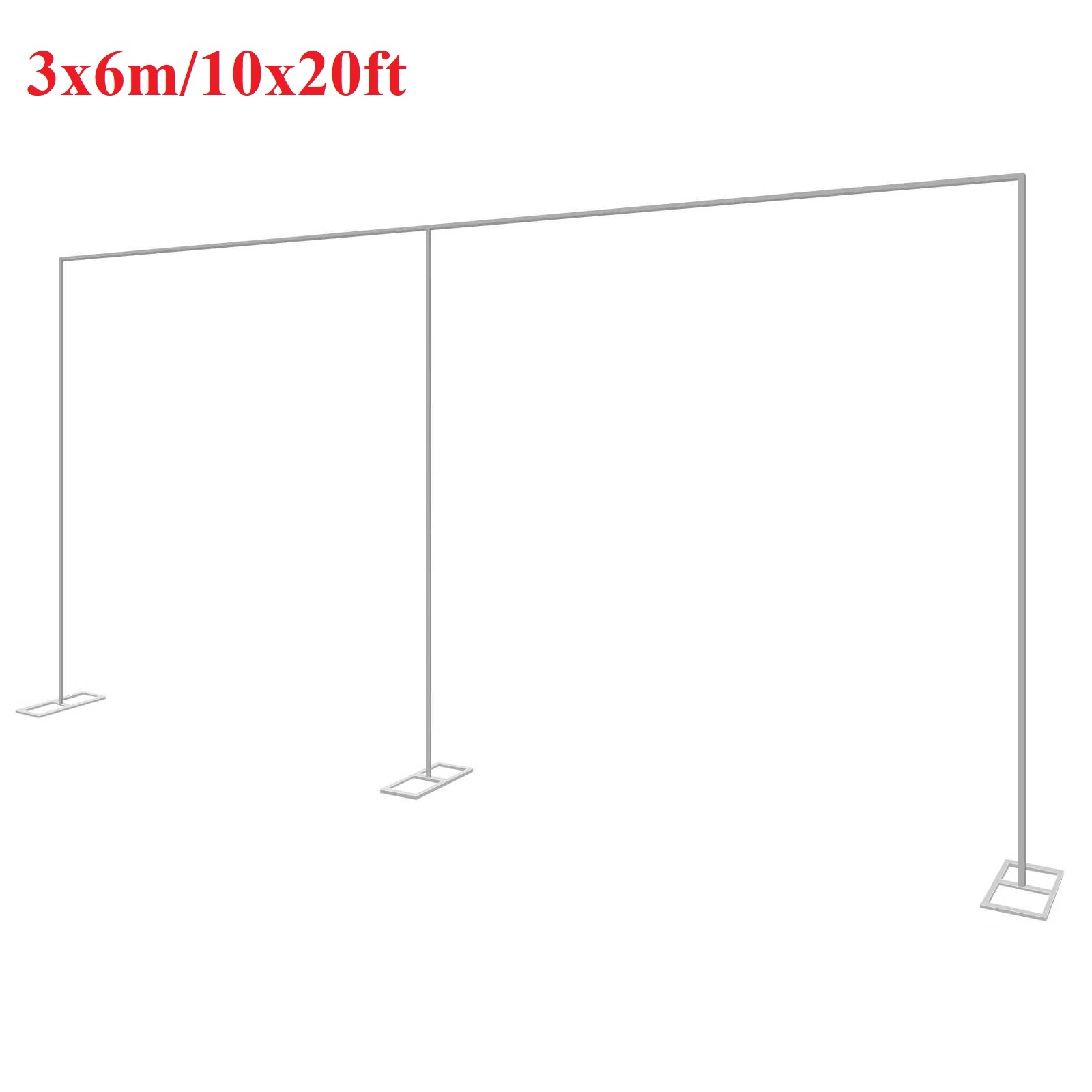 Heavy Equipment Video - 3x6m/10x20ft Metalen Bruiloft Boog Stand Zware