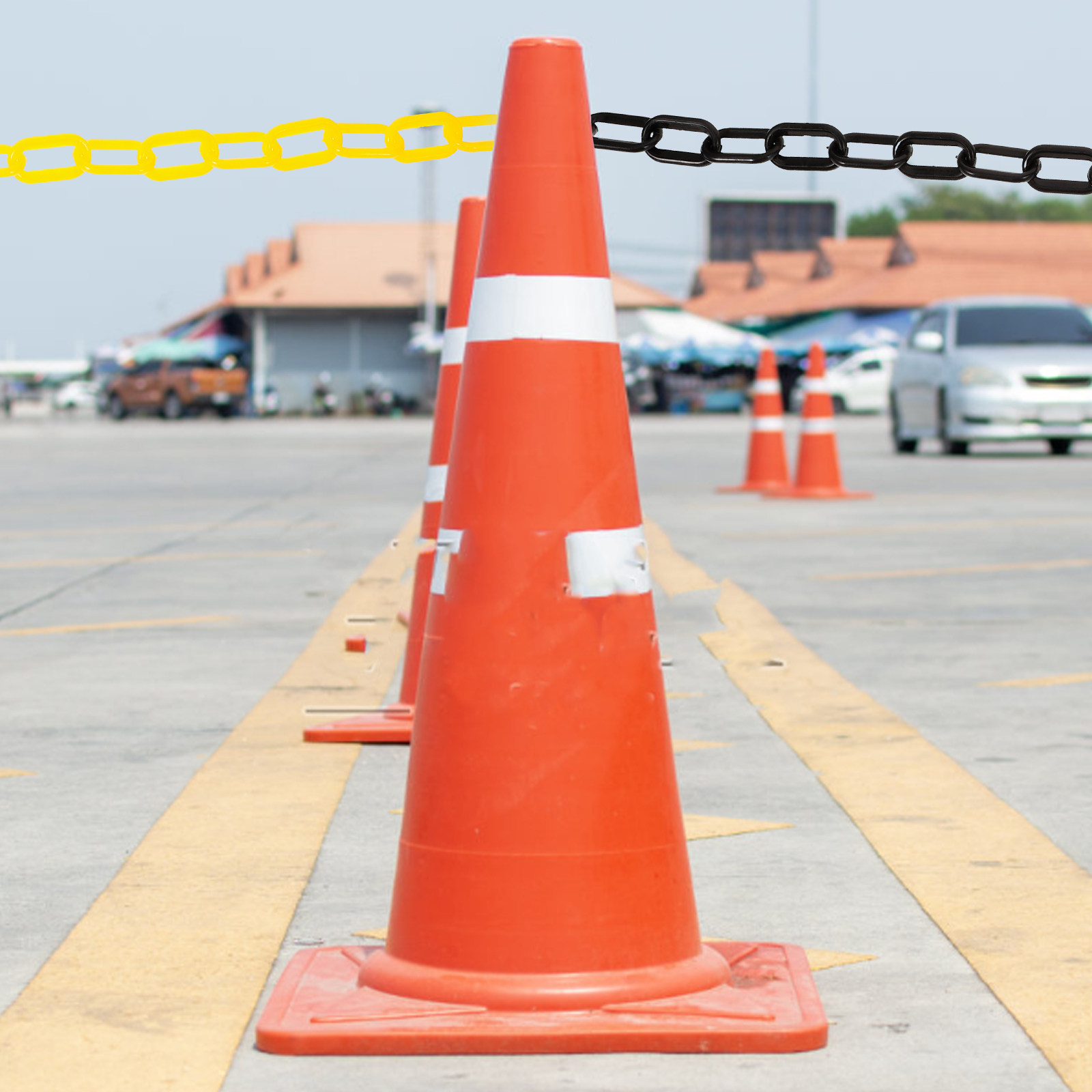 5 meter plastic afzetketting,  - Heavy Equipment Construction recensie en prijs