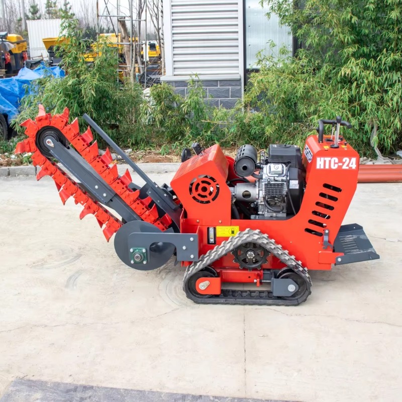 Rubberbandgraafmachine, kleine - Trencher Machine Small recensie en prijs