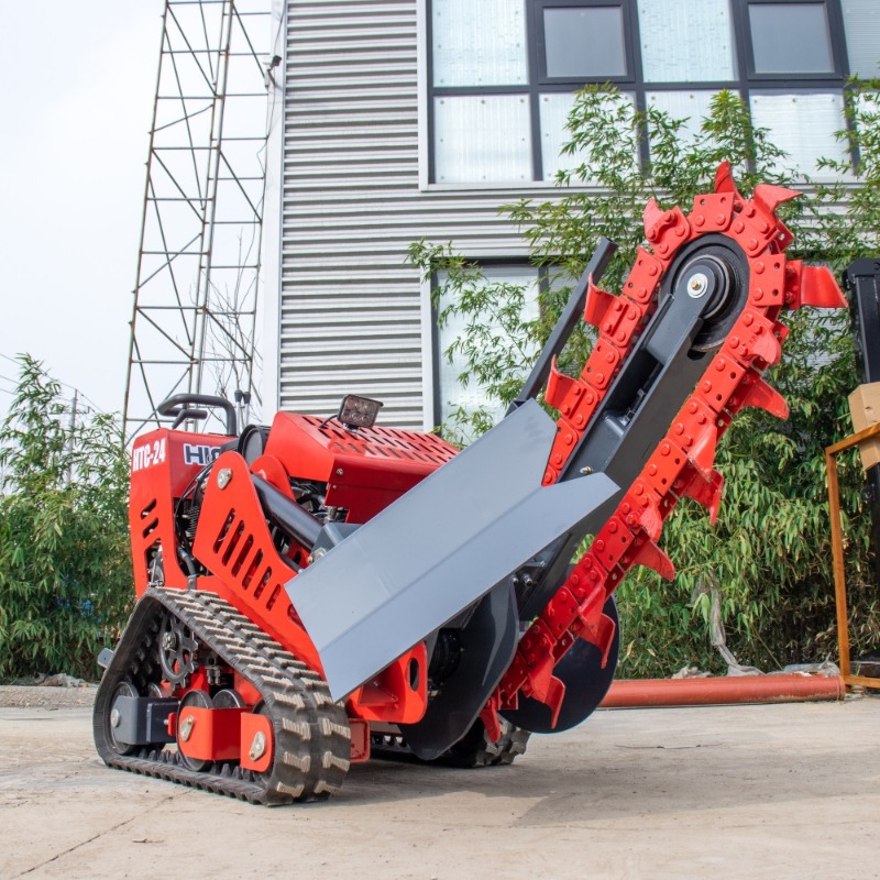 Rubberbandgraafmachine, kleine - Trencher Machine Small recensie en prijs