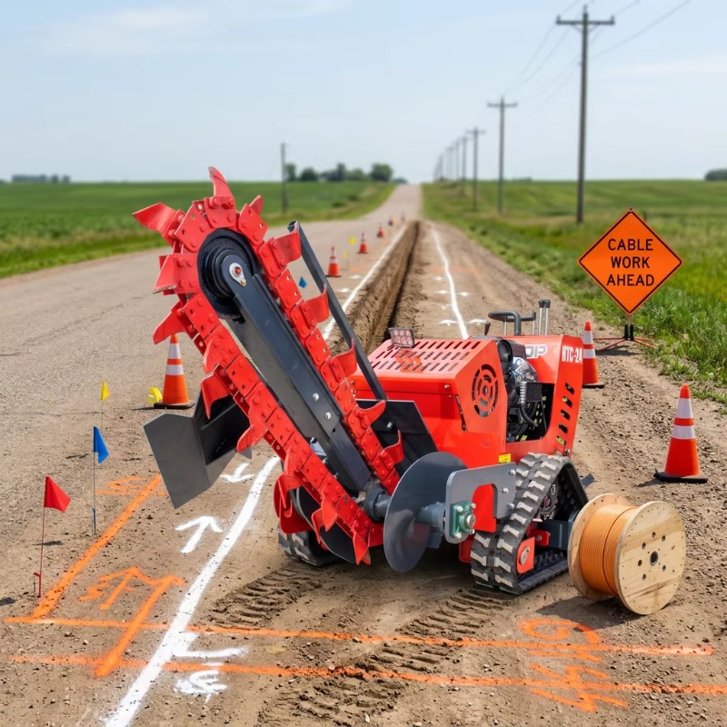 750mm diepte kettinggraafmachi - Trencher Machine Small recensie en prijs