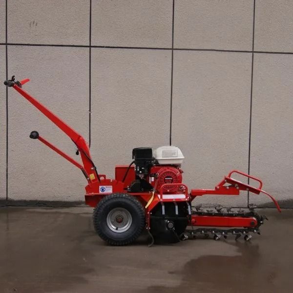 7pk motor aangedreven graafmac - Trencher Machine Small recensie en prijs